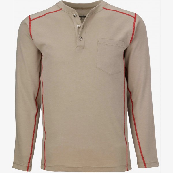 High Performance FR Long Sleeve Knit Henley