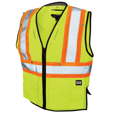 Poly Twill Harness Compatible Safety Vest