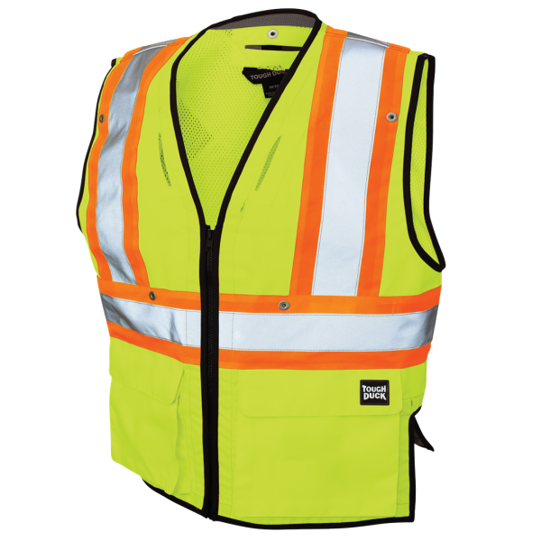 Poly Twill Harness Compatible Safety Vest