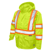 Premium Ripstop Safety Rain Jacket