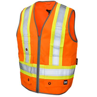 Poly Twill Deluxe Safety Vest