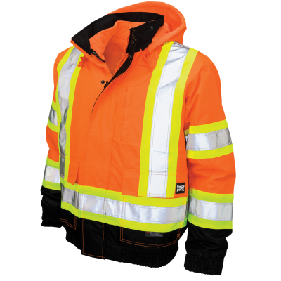 Poly Oxford 3-In-1 Safety Bomber with Fleece Liner