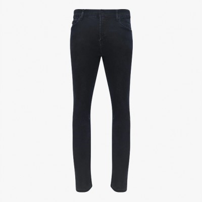 Stretch Work Jeans (Knit) with Elastic Waistband