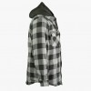 Quilted Flannel Jacket with Hood