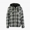 Ladies Flannel Jacket With Sherpa Lining