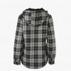 Ladies Flannel Jacket With Sherpa Lining