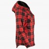 Ladies Flannel Jacket With Sherpa Lining