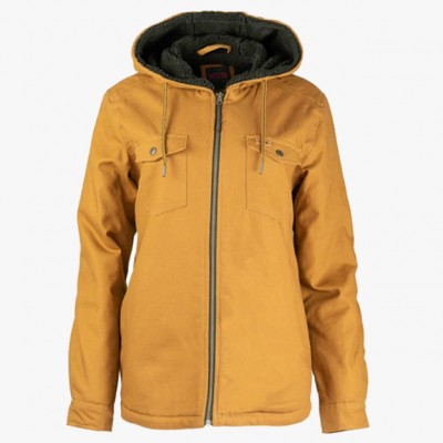 Ladies Stretch Canvas Jacket With Sherpa Lining